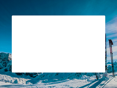 Ski Trip Search Wizard animated booking design flat onboard ski ui ux web wizard