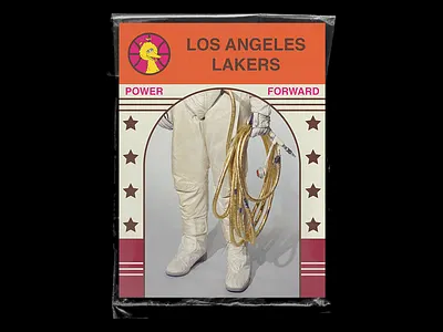 Retro Basketball Card Thing basketball basketball design big bird card lakers sesame street sports sports card sports design trading card