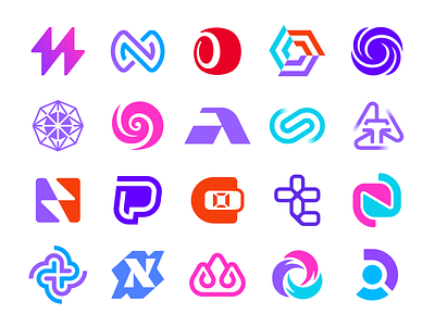 Logo collection collection icon logo logo design logodesign logos logotype mark monogram sign symbol technology