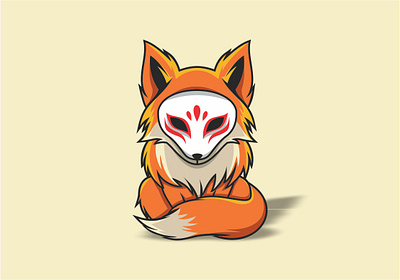 Kitsune animal art artwork awesome cute design fox graphic design graphicdesign illustration illustration artist illustrator inspired japanese mascot mytology sweet vector wildlife