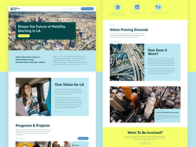Urban Movement Labs art direction design los angeles page transportation ui uncode urban website website design wordpress