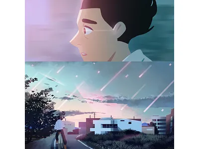 Japan Illustration by Taka adorable city creative cute illustration inspiration japan river town