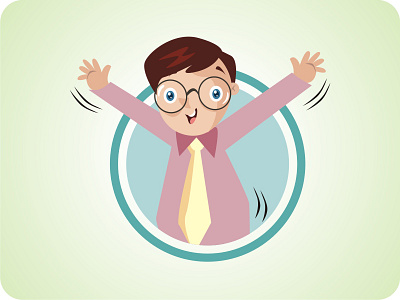 Hurray - Flat Vector business cartoon champion flat hurray illustration people reward style success ui ux vector winner