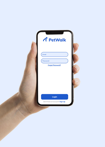 PetWalk: A Case Study app branding case study design minimal product design prototyping ui