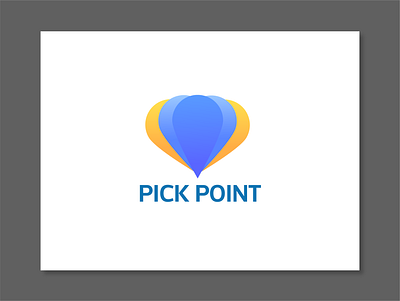Pick Point Logo branding business logo bussines company logo iconic logo logo design logo design concept logo designer logodesign logos logotype symbolic logo technology logo unique design unique logo design