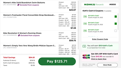 Self-Checkout Screen checkout coupons figma retail self checkout store touchscreen ui