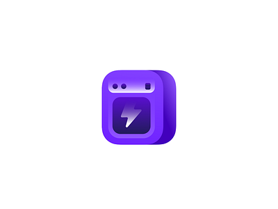 Guitar Amp App Icon amp amplifier appstore electric electric guitar flat icon illustration music purple switch