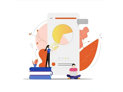 Designing mobile apps app design digital illustration flat illustration ui ux vector web website