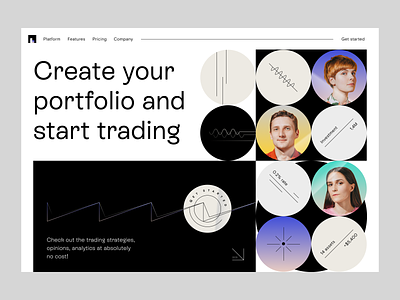 web design: visual identity identity invest investing investment platform stock trade trading visual identity web web design web page webdesign webpage