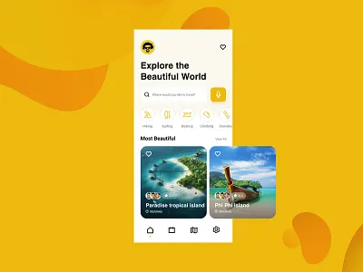 Travio App - Download Free adobexd app clean design interface design minimal mobile app mobile ui kit photoshop travel travel app ui uiux design uxui