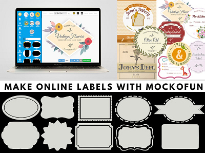 Online Label Templates freebie label label design label packaging labels logo design sticker sticker design