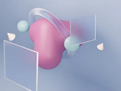 Abstract -3D 3d blender blender3d design geometry illustration render