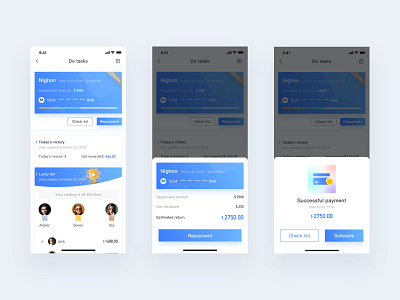 Financial APP app bank ui