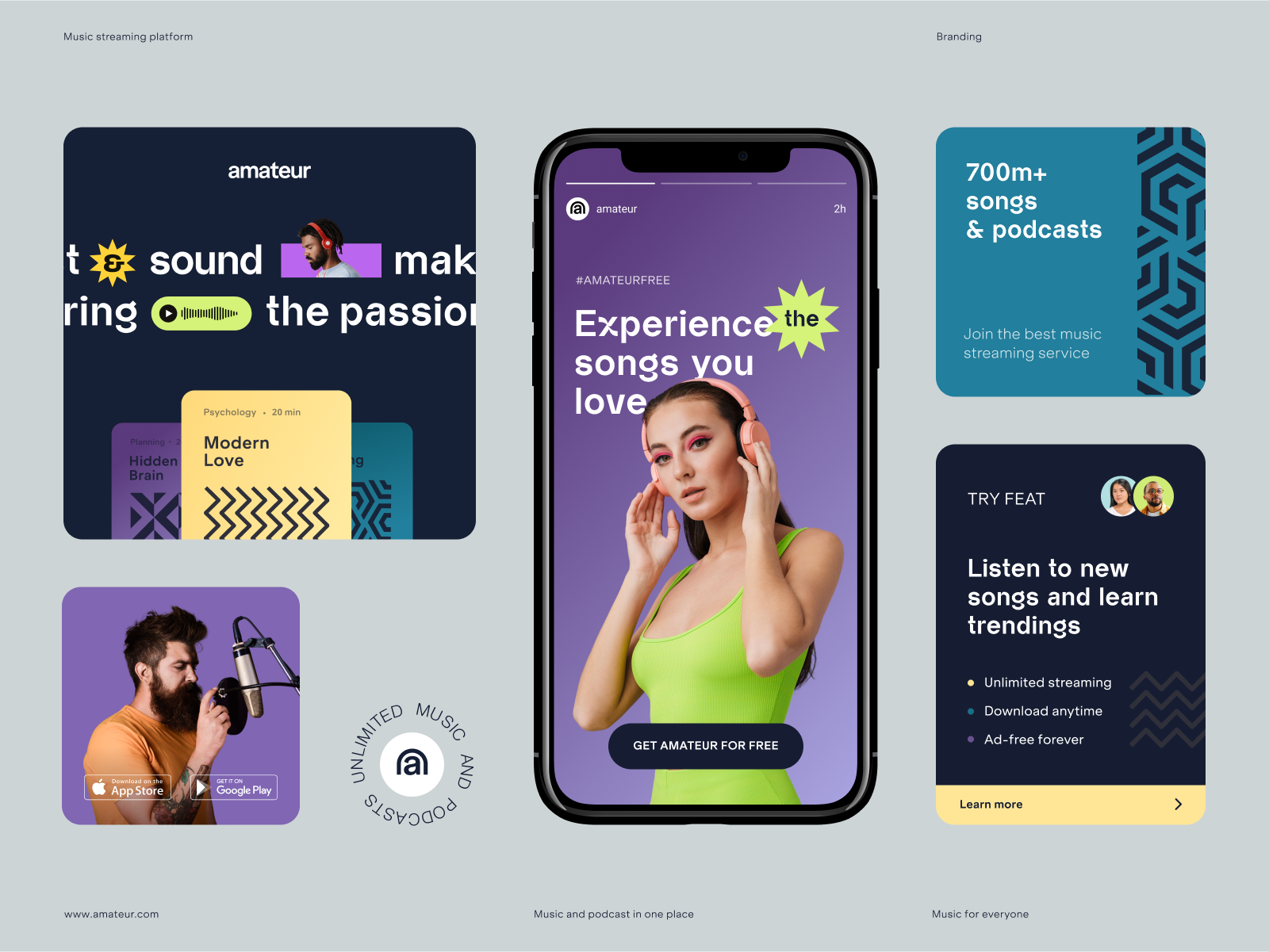 Amateur Brand Identity by Halo Branding