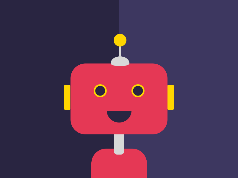 Lil'Robo 🤖 animated gif animation character character animation character design character interaction color pallet design illustration interaction interaction design minimal principle robot robot design robot illustration sketch ui interaction vector vector illustration