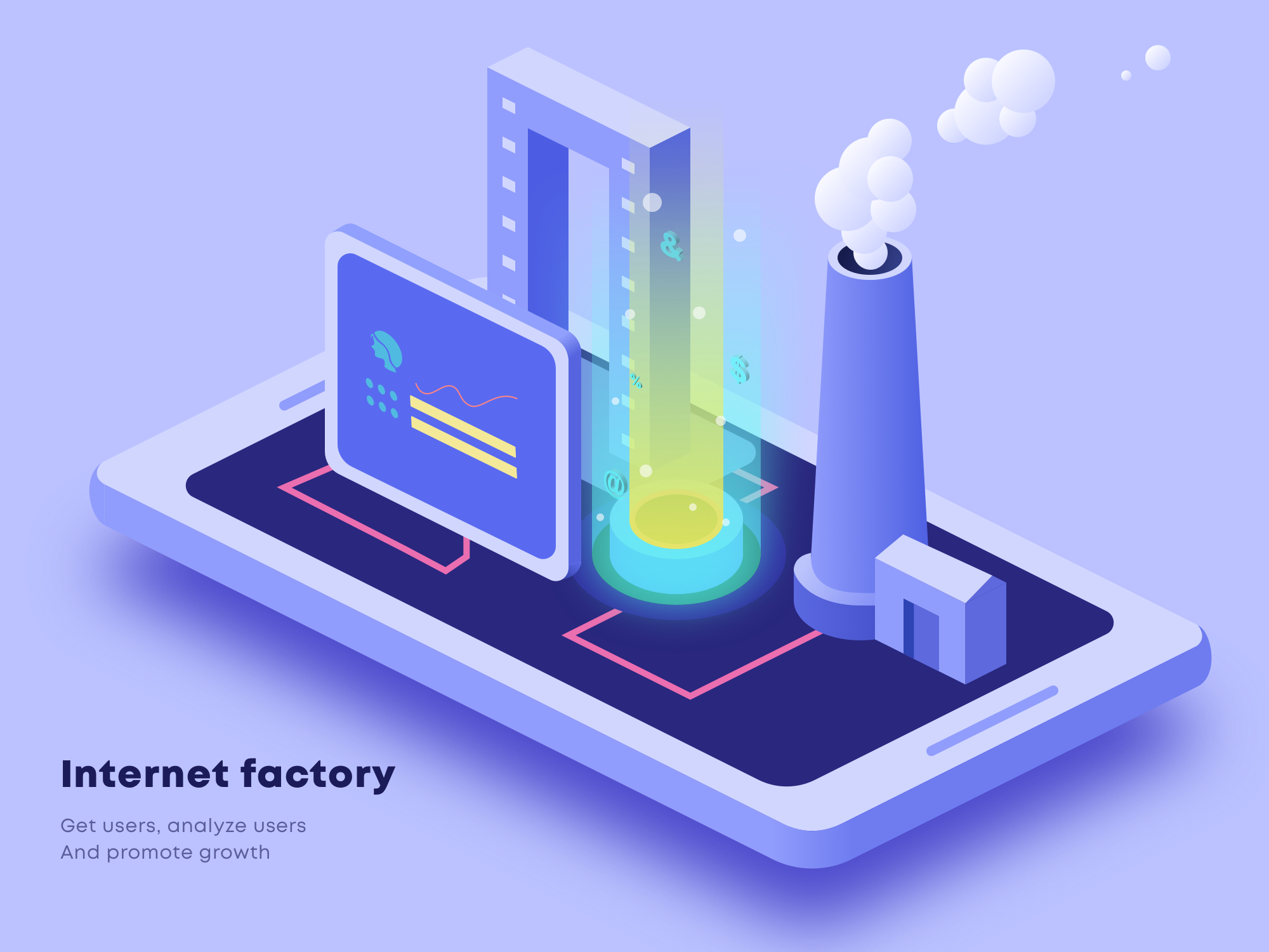 Example of Internet factory