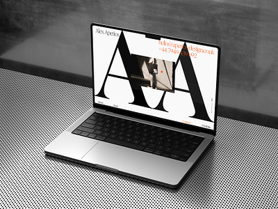 Personal Portfolio brand design brand identity branding landing page minimalist personal portfolio portfolio serif typography ui web web design