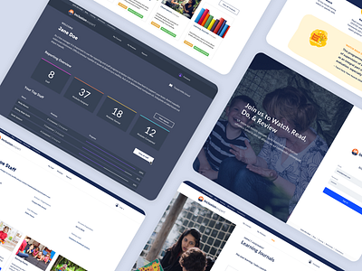 Teacher Training Platform II dashboad education ui ui design ux