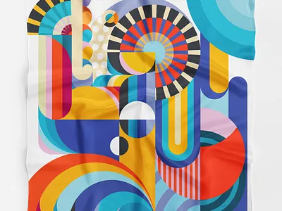 Shape of colorS colors design illustration poster poster design rainbow shape elements shapes vector vector art vector illustration