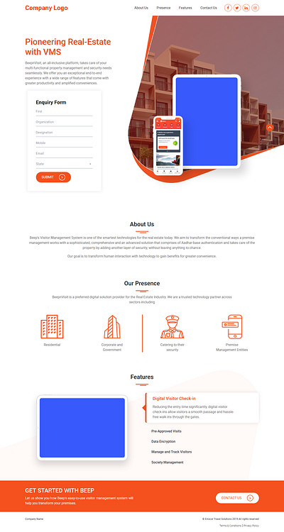 Landing Page bootstrap branding css3 design html html css javascript jquery logo portfolio uidesign webdesign