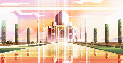 TAJ MAHAL adobeillustator characterdesign design illustracion illustration illustration art illustrator vector art