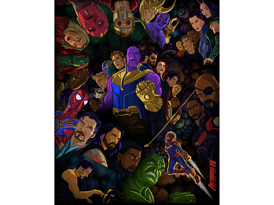 avengers art character color design digital digitalillustration illustration