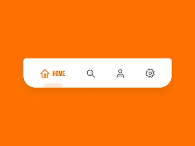 Animated tab bar animation animations navigation navigation bar navigation design prototype prototype animation tab bar