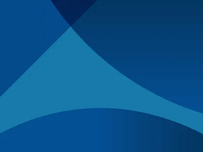 Overlaying blue branding logo pattern