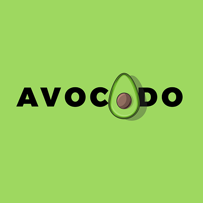 Avocado design illustration vector