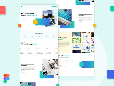Landing Page Design in Figma Tool banner clean ui concept design figma figma design hero hero banner hero image landing page concept landing page design minimal modern saas saas landing page ui ui design user interface design ux ux desgin