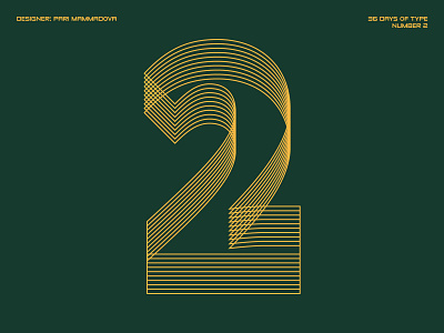 36 Days of Type — Number 2 36days 2 36daysoftype 36daysoftype07 challenge creative design type typedesign typography