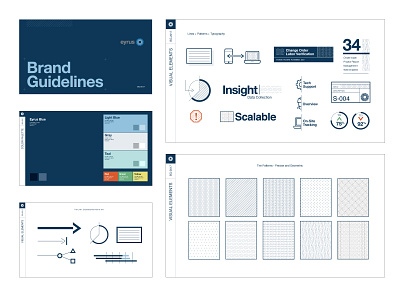 Eyrus brand guide branding construction design illustration infographics presentation