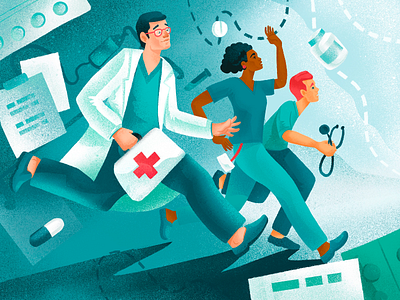 Heroes of Today Illustration coronavirus creative illustration design design studio digital art digital illustration digital painting doctors graphic design health healthcare heroes hospital illustration illustration art illustrations illustrator medical people people illustration