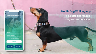 Dog Walker Mobile App | Case Study app product design