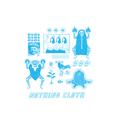 Mystics in Bali art artwork brand design illustration illustration art t shirt design