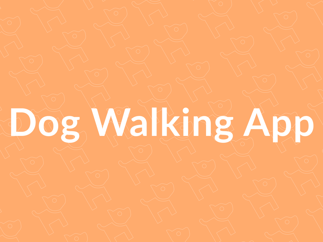 Dog Walking App by Alejandro on Dribbble