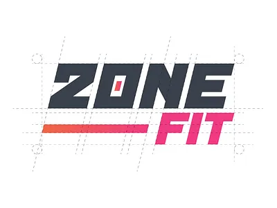 zonefit logo study branding clean design layout logo vector