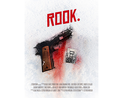Rook art blood gun lighter movie movie art movie poster movie posters rook