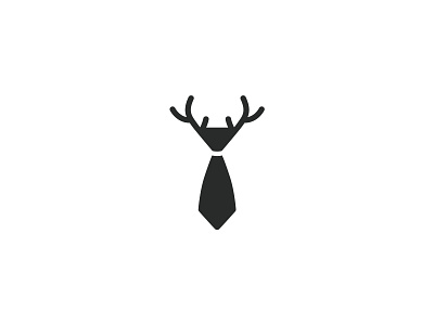 Job Up North Canada animal black branding corporate design icon logo mark minimal nature recruitment symbol tie