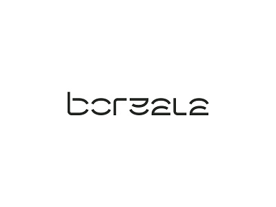 boreala black branding design icon logo mark minimal symbol typeface typography wordmark