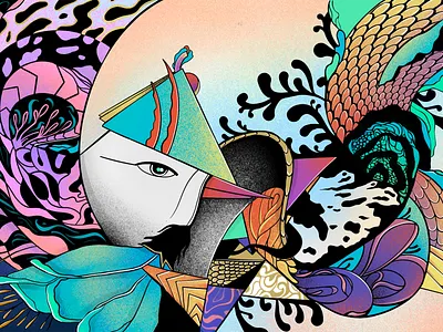 The Right Kind colors design drawing illustration pattern pattern art procreate textile texture