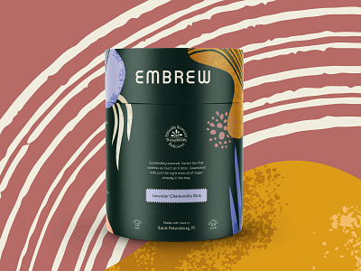 Embrew Packaging branding packaging tea tube