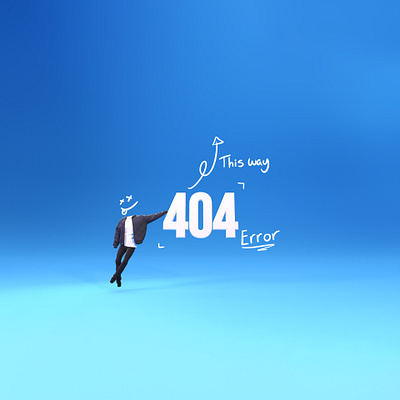 404 Error 3d animation art branding digital drawing illustration painting photoshop vector