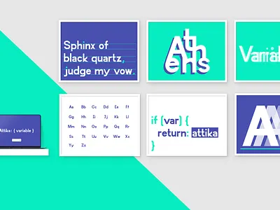 attika exhibition typogaphy
