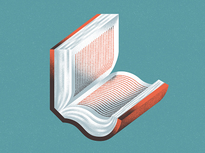 Lettera40 - L is for Lettura book dsgn illustration letter lettering lettura libro reading textures type