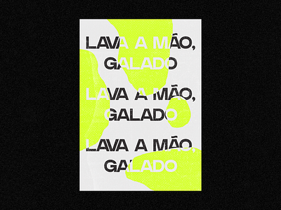 Cartazes contra o COVID-19 1/3 art brutalism cartaz covid covid 19 covid 19 covid19 design grafic design minimal poster design student typography