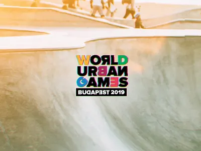 World Urban Games Budapest logo animation after effect basketball bmx branding breakdance design freestyle game illustration logo animation logo design roller sport street urban vector