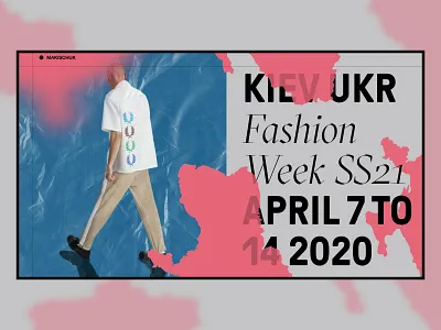 Warmup 4 — Kiev Fashion Week adobe xd art art direction color design graphic design type ui uiux ux