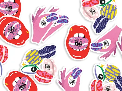 MAKEMYCAKE food illustration picture