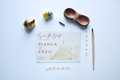 Italian Wedding - Save the date event savethedate wedding wedding invitation